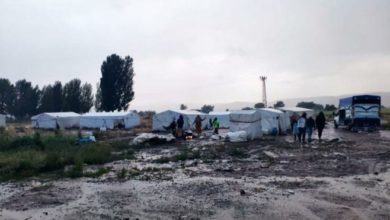 İşçilerin kaldığı çadırları sel bastı, 30 kişi canını zor kurtardı