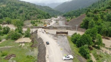 Kastamonu'da sel felaketi: Yol çöktü, köprü yıkıldı