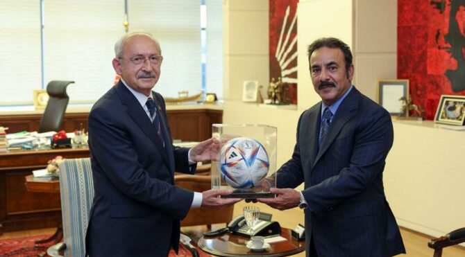 Kılıçdaroğlu, Katar Büyükelçisi Thani’yi kabul etti