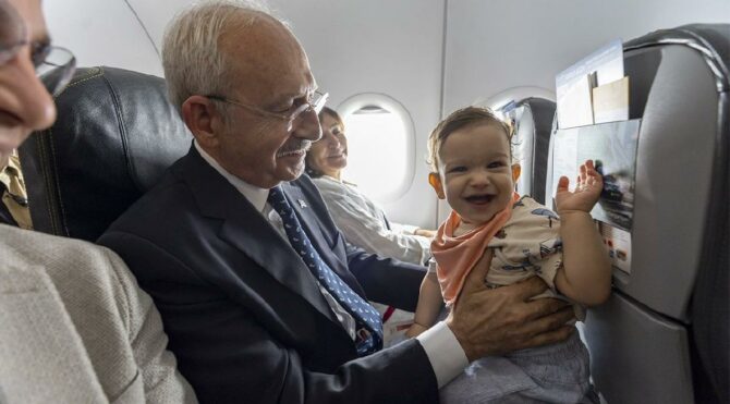 Kılıçdaroğlu, uçaktan fotoğraf paylaştı