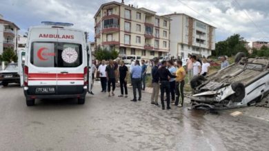 Kırıkkale'de otomobiller çarpıştı: 4 yaralı