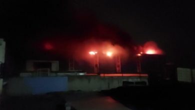 Kocaeli'deki toz boya fabrikasında yangın!