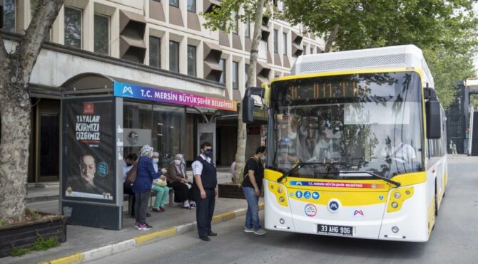 Mersin’de toplu taşımaya zam  