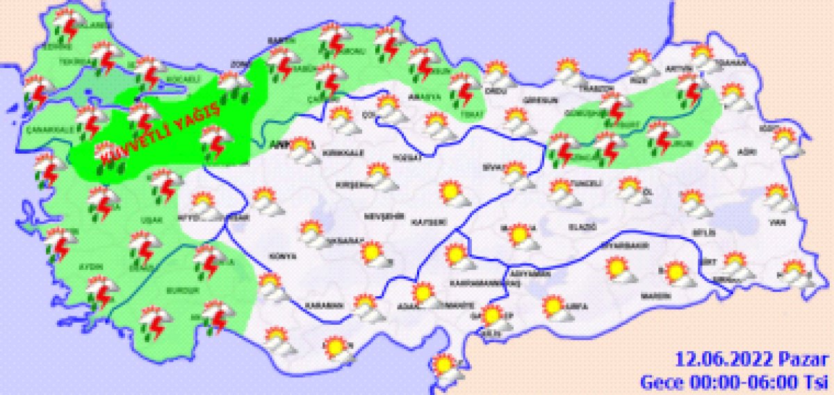 Meteoroloji den kuvvetli yağış ve sel uyarısı #3