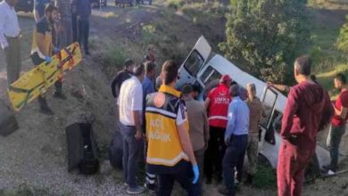 Siirt’te işçileri taşıyan minibüs yuvarlandı: 4 ölü, 6 yaralı
