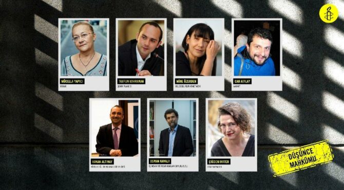 Uluslararası Af Örgütü, Gezi tutuklularını düşünce mahkumu ilan etti