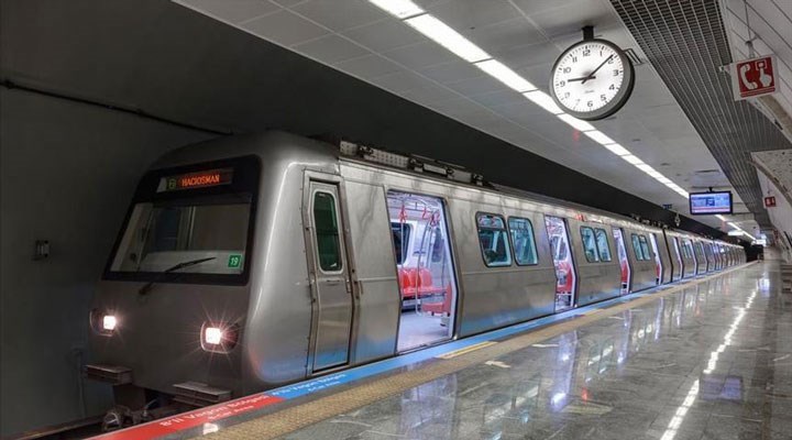 Yenikapı-Hacıosman metrosunda seferler aksadı