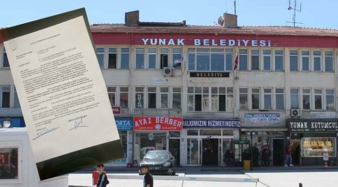 Yunak Belediyesi'nde ihale, yüksek teklif veren firmaya verildi