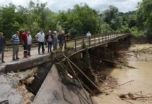 10 köye ulaşımı sağlayan Çatak Köprüsü'nde büyük hasar