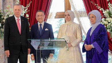 Cumhurbaşkanı yardımcısı Fuat Oktay ve Hümeyra Şahin evlendi