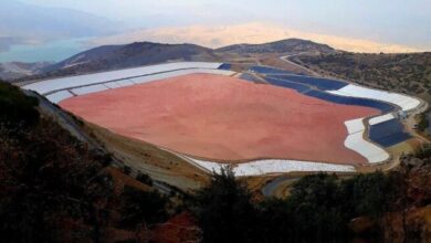 Erzincan'da sızan siyanürün üstünü böyle kapatmışlar