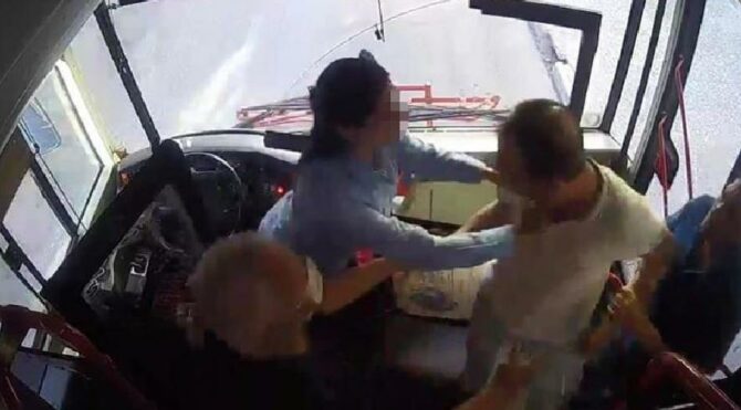 ESHOT şoförü kadını darbeden maganda tutuklandı