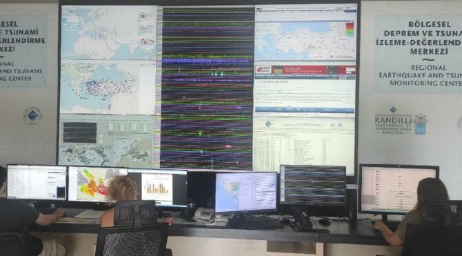 Kandilli'de 7/24 deprem ve tsunami nöbeti 