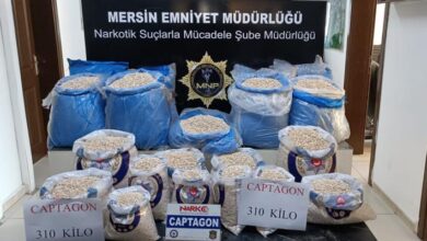 Bakan Soylu: Mersin'de 310 kilogram uyuşturucu hap ele geçirildi