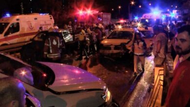 Beşiktaş'ta 'ters şerit' kazası: 7 kişi yaralandı