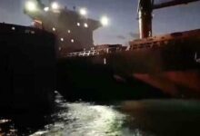Boğaz'da faciadan dönüldü: 2 gemi çarpıştı, çalışanlar son anda kurtuldu