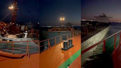 İstanbul açıklarında iki gemi çarpıştı