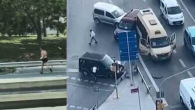 İstanbul'da silahlı kavga sonrası kaza!