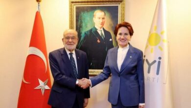 Karamollaoğlu'ndan Akşener'e ziyaret