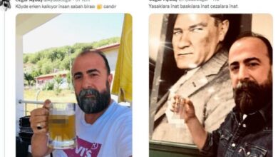 Özgür Aybaş'ın içkili fotoğrafına reklam cezası kestiler