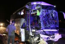 Uşak'ta feci kaza: Bir ölü, 43 yaralı