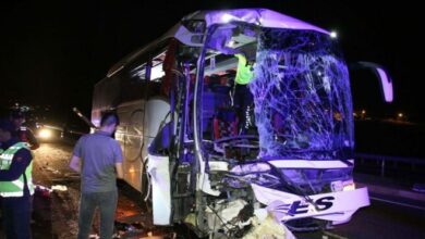 Uşak'ta feci kaza: Bir ölü, 43 yaralı