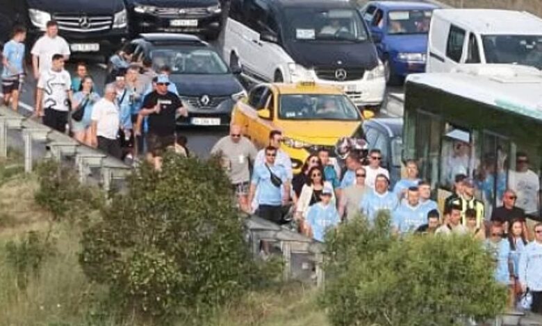Trafik Rezaleti! Yüzlerce İngiliz ve İtalyan Stadyuma Yürüdü | jurnalci